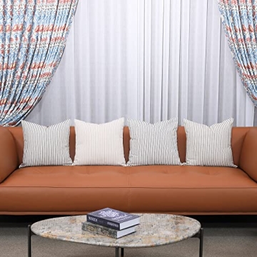 Stylish BOYSUM Gray and Beige Throw Pillow Covers