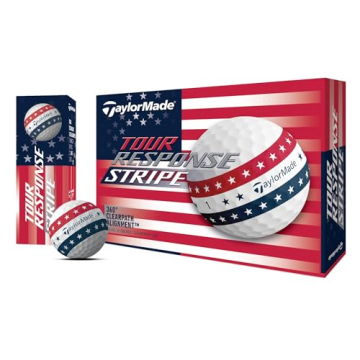 TaylorMade Golf Tour Response Stripe USA Dozen Golf Balls