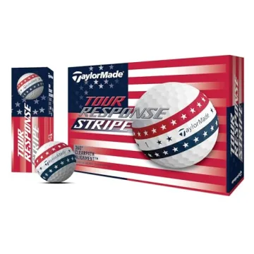 TaylorMade Golf Tour Response Stripe USA Dozen Golf Balls