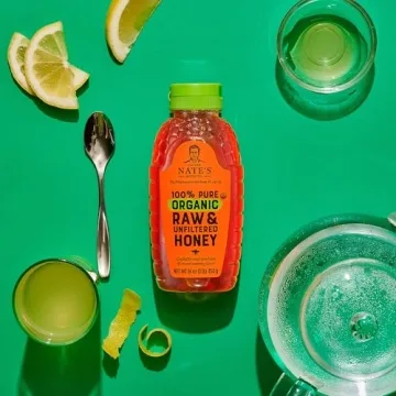 USDA Organic Raw Honey 32oz by Nature Nate's
