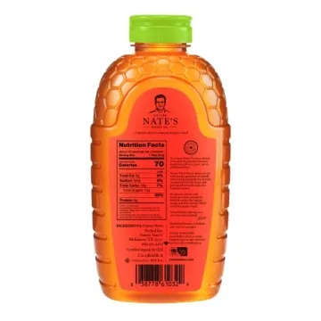 USDA Organic Raw Honey 32oz by Nature Nate's