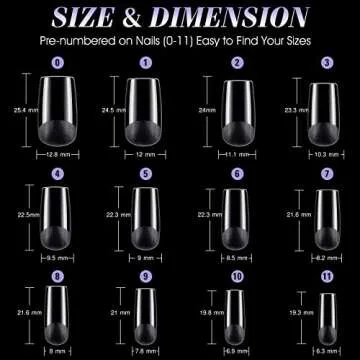 Gelike Soft Gel Nail Tips Kit - 240pcs Natural Extensions