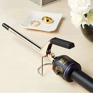 Hot Tools Pro Artist 24K Gold Curling Iron | Long Lasting, Defined Curls (3/8 in)