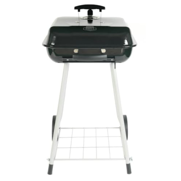 Portable Steel Charcoal Grill with Wheels Kingfords Included