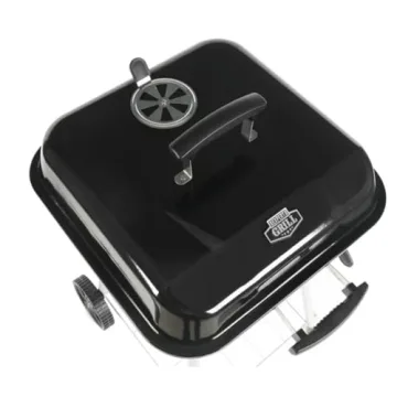 Portable Steel Charcoal Grill with Wheels Kingfords Included