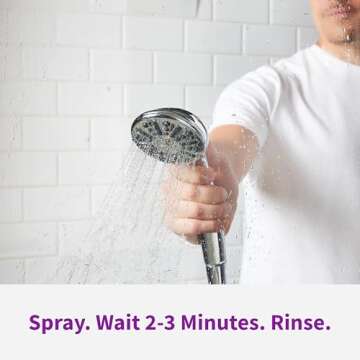 Rejuvenate Scrub Free Soap Scum Remover Shower Glass Door Cleaner Works on Ceramic Tile, Chrome, Plastic and More (2 Bottles x 24oz)