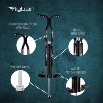 Flybar Master Pogo Stick for Kids 9+, Safe & Durable