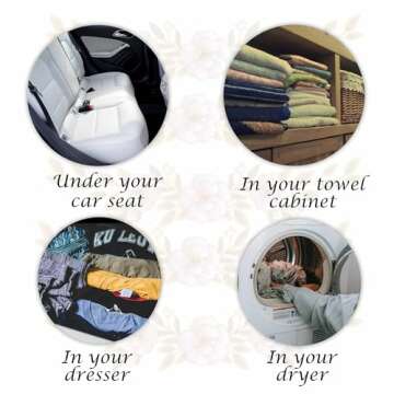 Tyler Candle Diva Dryer Sachets - Luxurious Reusable Freshness