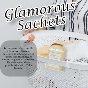 Tyler Candle Diva Dryer Sachets - Luxurious Reusable Freshness