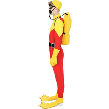 Vibrant Scuba Steve Costume for Men - Fun and Stylish
