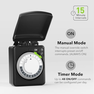 BN-LINK 24 Hour Heavy Duty Programmable Timer