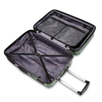 Samsonite Winfield 3 DLX Hardside Expandable Luggage with Spinners, Ombre Green, 2-Piece Set (20/25)