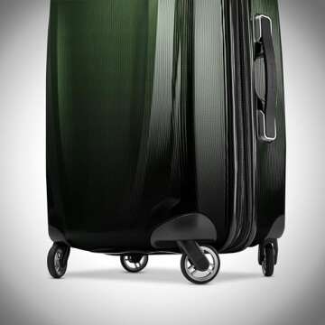 Samsonite Winfield 3 DLX Hardside Expandable Luggage with Spinners, Ombre Green, 2-Piece Set (20/25)