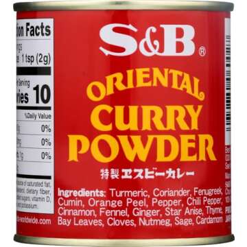 S&B Curry Powder, Oriental, 3 oz (85 g) (Pack of 2)