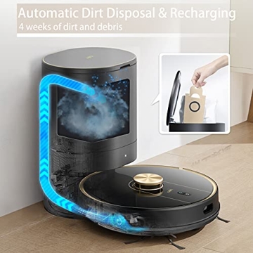 UONI V980Plus Robot Vacuum Self-Emptying Lidar Navigation