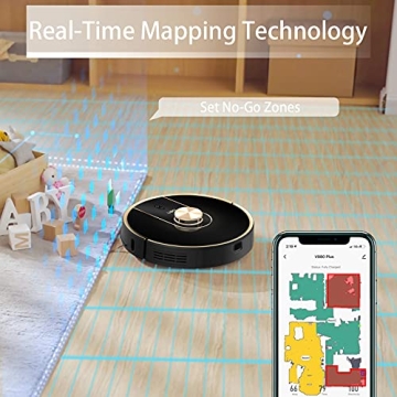 UONI V980Plus Robot Vacuum Self-Emptying Lidar Navigation