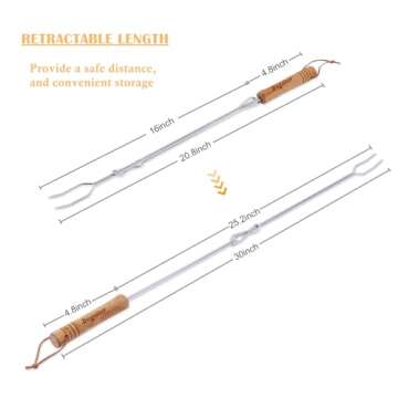 Begatter Marshmallow Roasting Sticks for Ultimate Campfire Fun