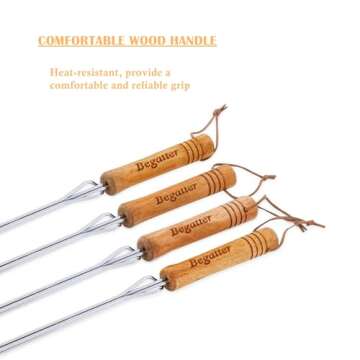 Begatter Marshmallow Roasting Sticks for Ultimate Campfire Fun