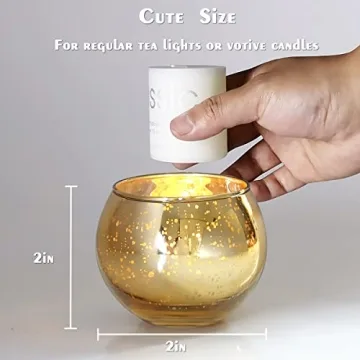 Elegant Gold Votive Holders for Weddings and Celebrations