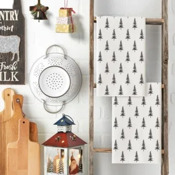 Charming Artoid Mode Xmas Towels for Festive Kitchens