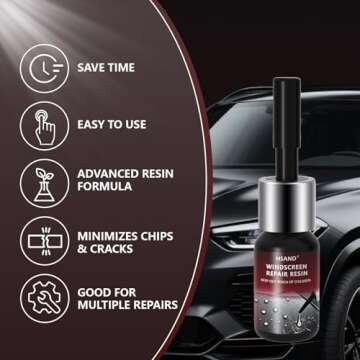 HSAND Windshield Repair Kit - 2025 Latest DIY Crack Repair Solution