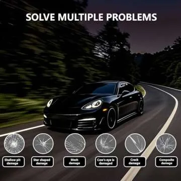 HSAND Windshield Repair Kit for Quick Glass Repairs