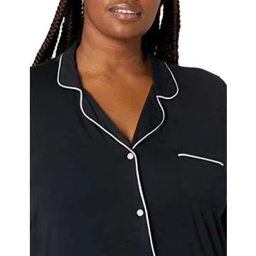 Stylish Amazon Essentials Women's Piped Nightshirt for Comfort