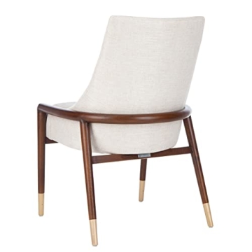SAFAVIEH Brennan Mid-Century Cream Accent Chair