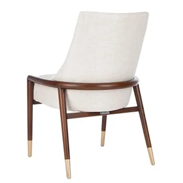SAFAVIEH Brennan Mid-Century Cream Accent Chair