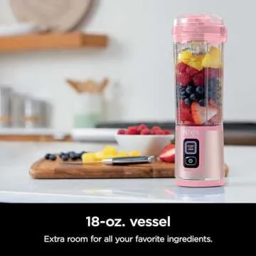 Ninja Blast Portable Blender, Cordless, 18oz. Vessel, Personal Blender For-Shakes and Smoothies, BPA...