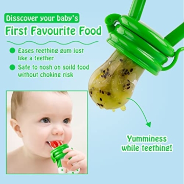 Safe and Fun Baby Fruit Feeders by HAOBAOBEI