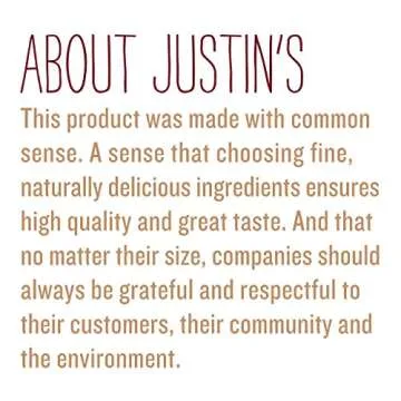Justin's Organic Super Dark Espresso Almond Butter Cups, Rainforest Alliance Certified Cocoa, Gluten-free, Responsibly Sourced, 6 Stand-up Bags (4.2 Ounce Each)