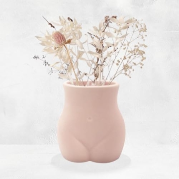 SLS SUPPLY FLORA - Female Body Vase Planter and Desk Organizer, Modern Flower Vase, Chic Feminist De...