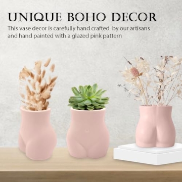 Handmade Female Body Vase Planter - Chic Decor Sculpture