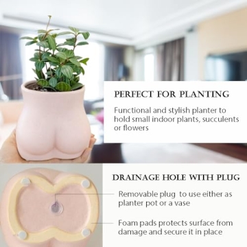 Handmade Female Body Vase Planter - Chic Decor Sculpture