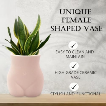 Handmade Female Body Vase Planter - Chic Decor Sculpture