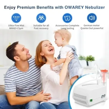 Compact Nebulizer Machine for Adults and Kids - OWAREY