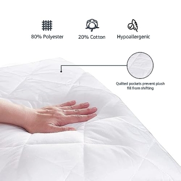 Amazon Basics Hypoallergenic Quilted Mattress Topper Pad