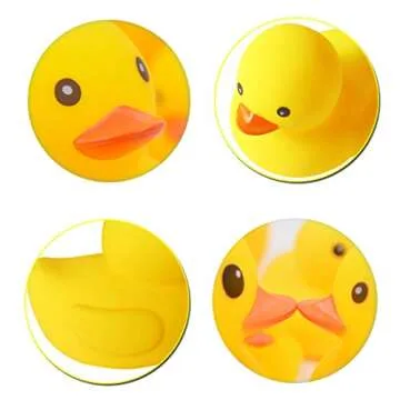 DuomiW Rubber Ducks Yellow Rubber Bath Ducks Baby Bath Toy 20 Pack (2.1'')