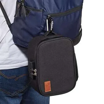 Egooz Smell Proof Stash Bag with Lock - Stylish and Secure