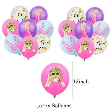 Complete Birthday Decorations Set for Fans Parties