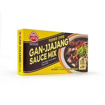 Ottogi Black Bean Paste Sauce Jjajang solid 212g (7.48oz)