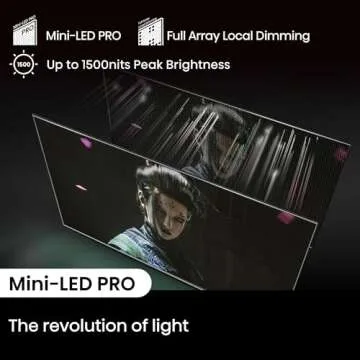 Hisense 85-Inch Class U7 Series Mini-LED ULED 4K UHD Google Smart TV (85U7N, 2024 Model) - QLED, Dolby Vision IQ, Dolby Atmos, Full Array Local Dimming, 144Hz Game Mode Pro, VRR, Alexa Compatibility