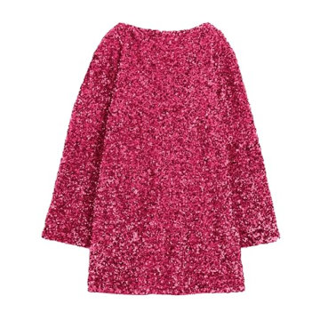 Lentta Women&#39;s Sequined Dress with Petersham Ribbon for Parties, Clubs, and Festivals