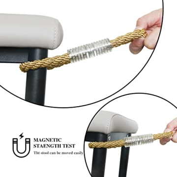 Nieffeiy Magnetic Curtain Tiebacks Stylish & Convenient