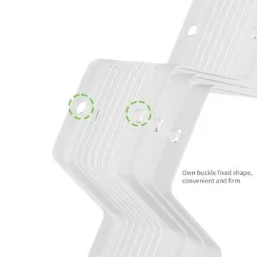 Kocuos Honeycomb Separator Adjustable Drawer Organizer Divider for Underwear Belt-Scarf Socks Organizer (White(4pcs))