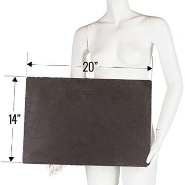 Extra Large Cheese Slate Platter Board 14x20 with Soapstone Chalk