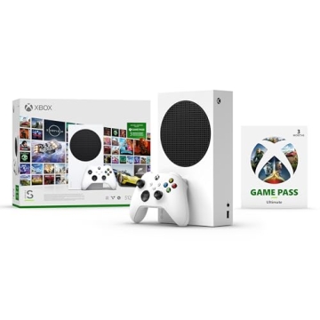 Xbox Series S Starter Bundle - Includes hundreds of games with Game Pass Ultimate 3 Month Membership...