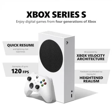 Xbox Series S Starter Bundle - Includes hundreds of games with Game Pass Ultimate 3 Month Membership - 512GB SSD All-Digital Gaming Console
