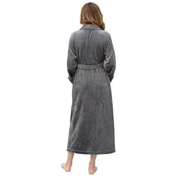 Plush Women’s Long Bathrobe for Cozy Comfort